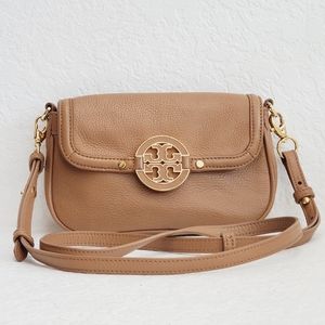 Tory Burch Amanda Mini Messenger Bag, Royal Tan
